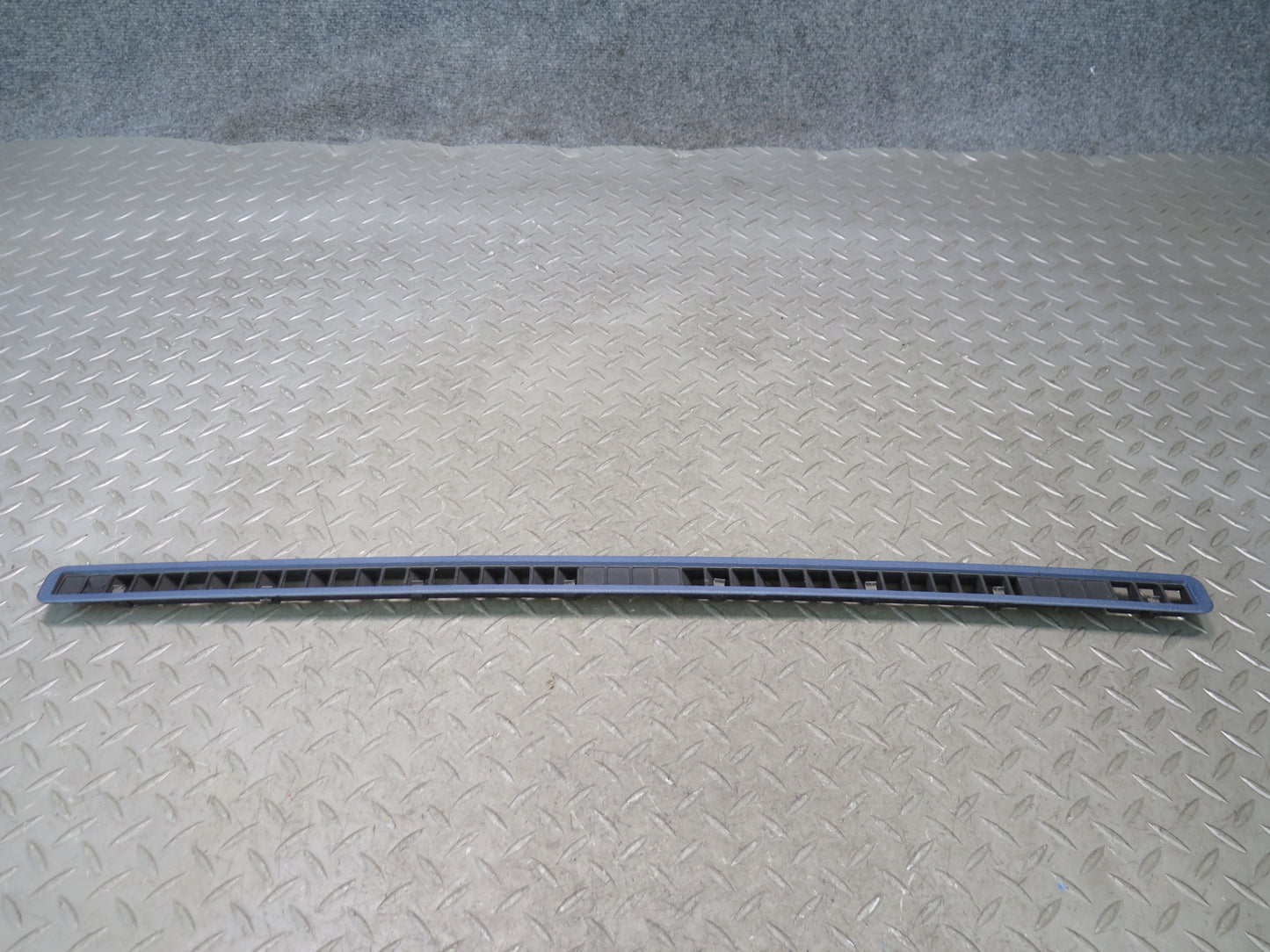 85-87 Nissan Z31 300ZX 2 Dash Windshield Defrost Vent Grille Set Blue OEM