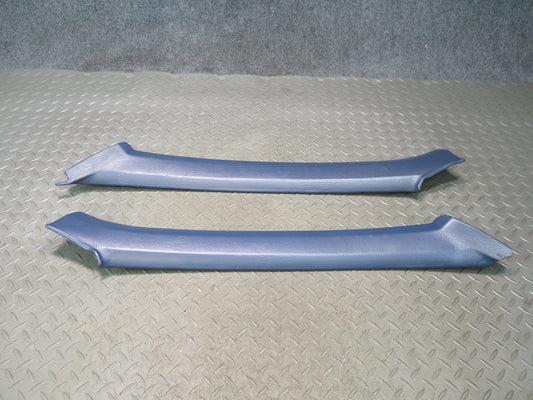 84-86 Nissan Z31 300ZX Set of 2 Left & Right A Pillar Trim Cover Panel Blue OEM