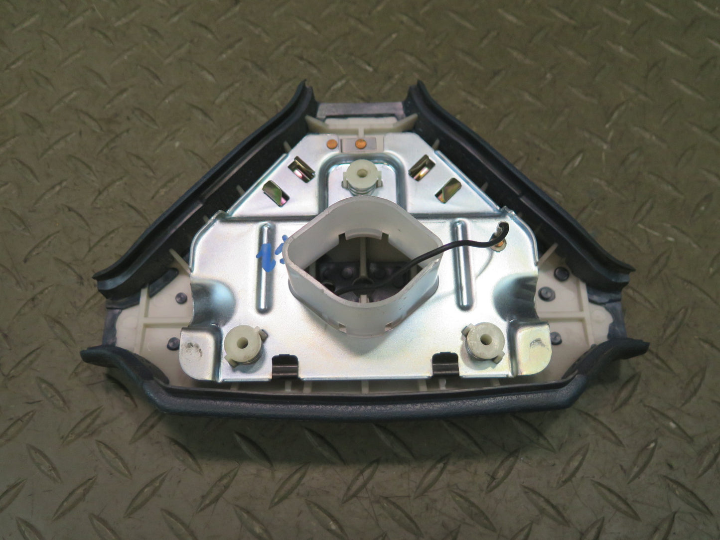 86-89 Nissan Z31 300ZX  Central Steering Wheel Horn Pad Blue OEM