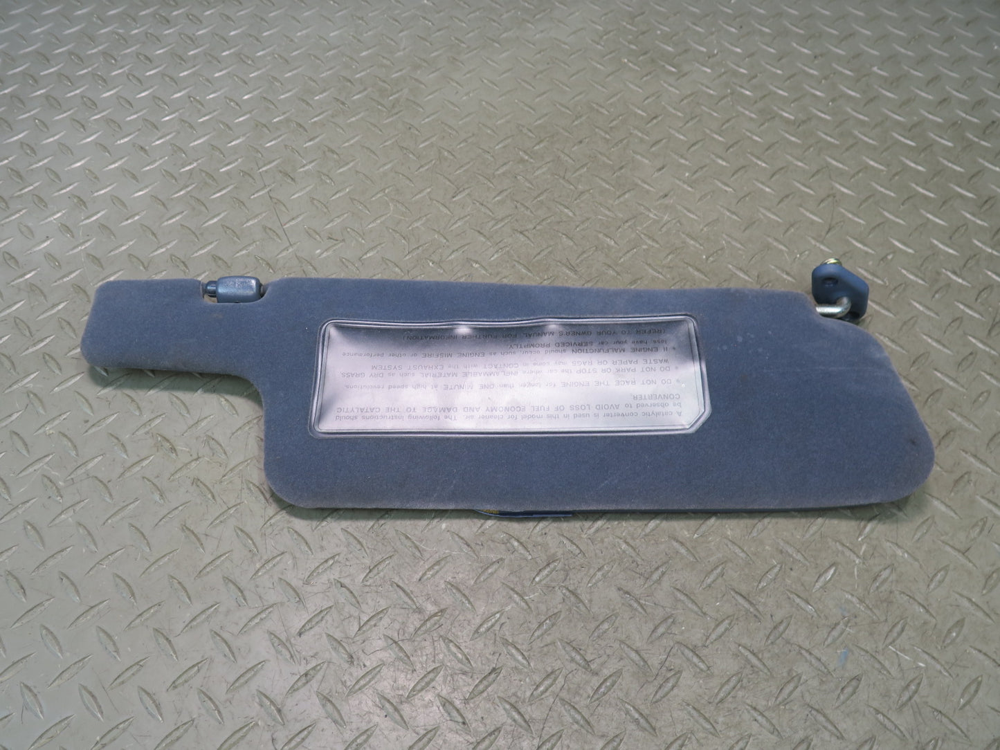 84-89 Nissan Z31 300ZX Set of 2 Front Left & Right Sun Visor Shade OEM