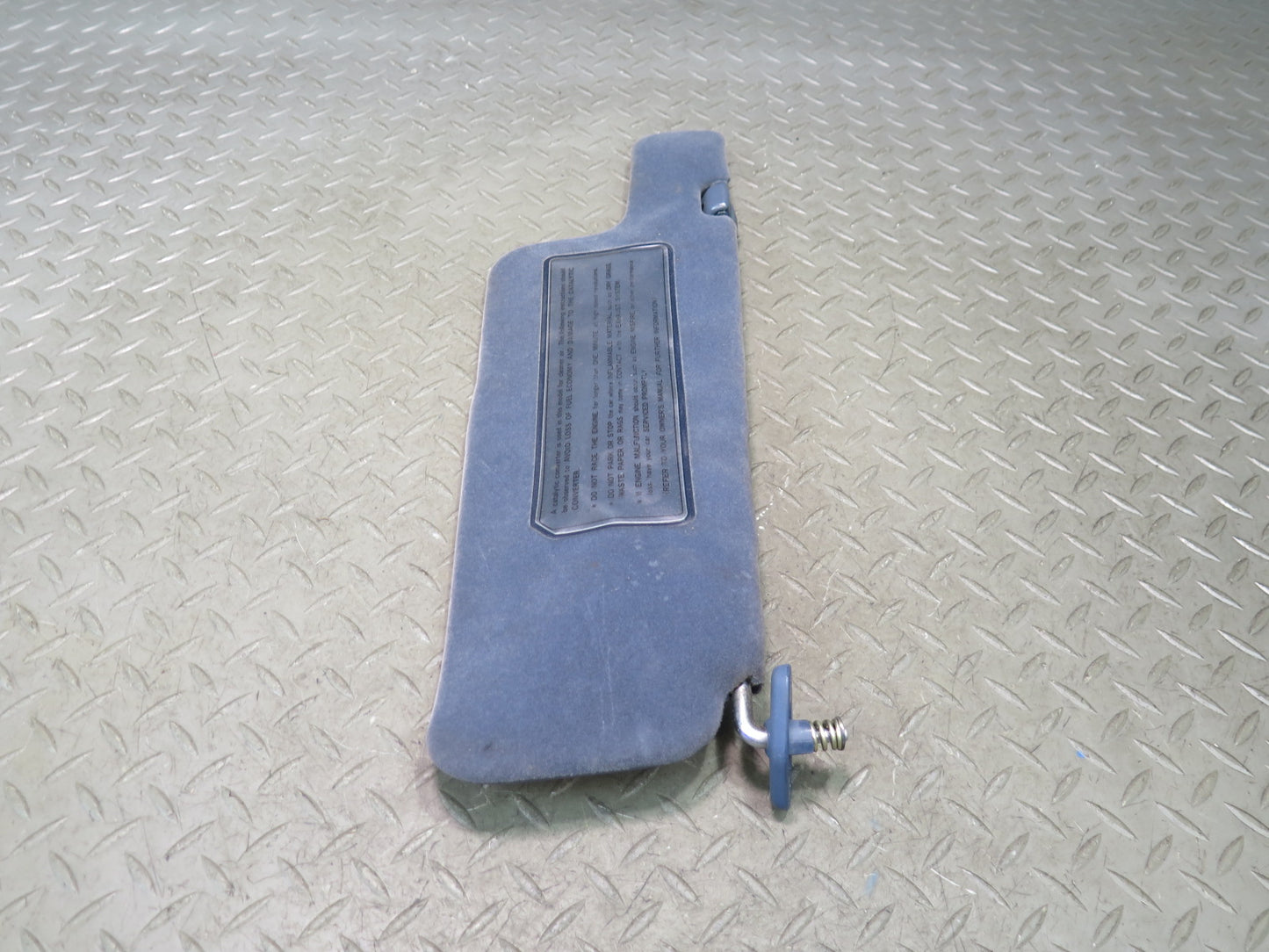84-89 Nissan Z31 300ZX Set of 2 Front Left & Right Sun Visor Shade OEM
