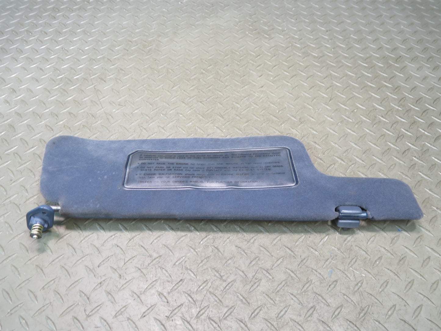 84-89 Nissan Z31 300ZX Set of 2 Front Left & Right Sun Visor Shade OEM