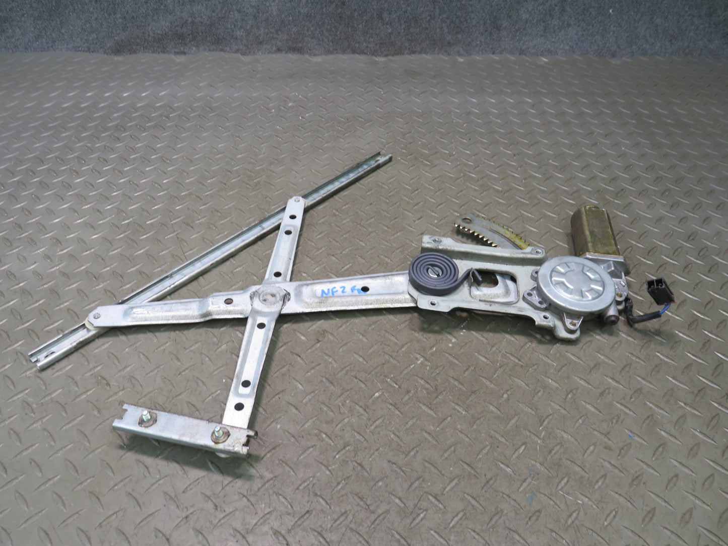 84-89 Nissan Z31 300ZX 2+0 Right Passenger Door Window Regulator w Motor OEM