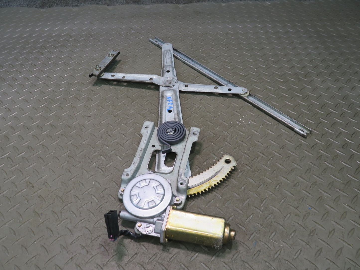 84-89 Nissan Z31 300ZX 2+0 Right Passenger Door Window Regulator w Motor OEM