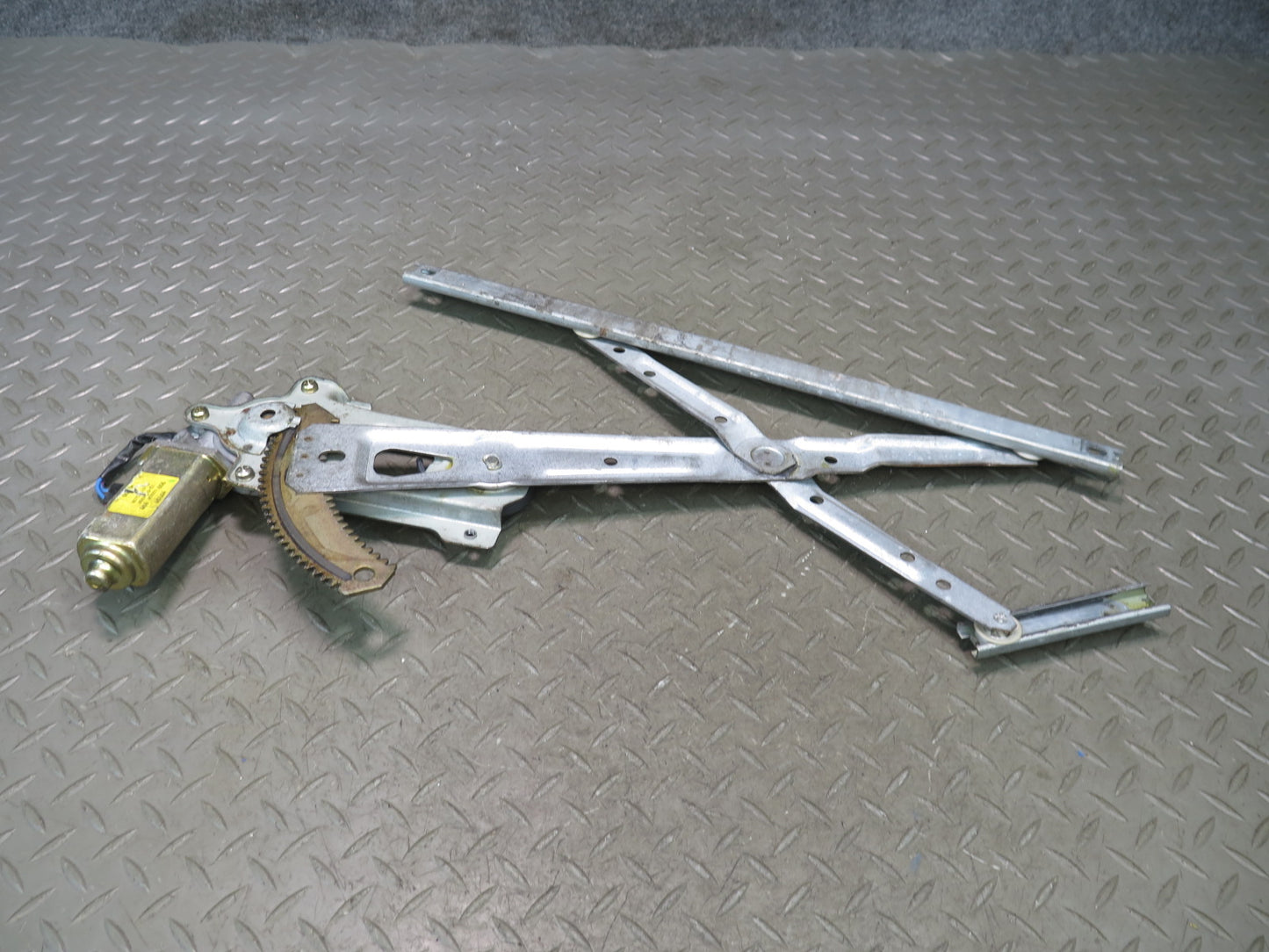 84-89 Nissan Z31 300ZX 2+0 Left Driver Door Window Regulator w Motor OEM
