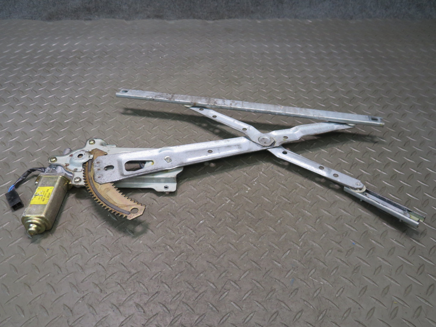 84-89 Nissan Z31 300ZX 2+0 Left Driver Door Window Regulator w Motor OEM