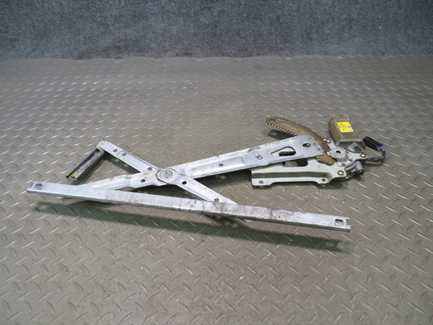 84-89 Nissan Z31 300ZX 2+0 Left Driver Door Window Regulator w Motor OEM