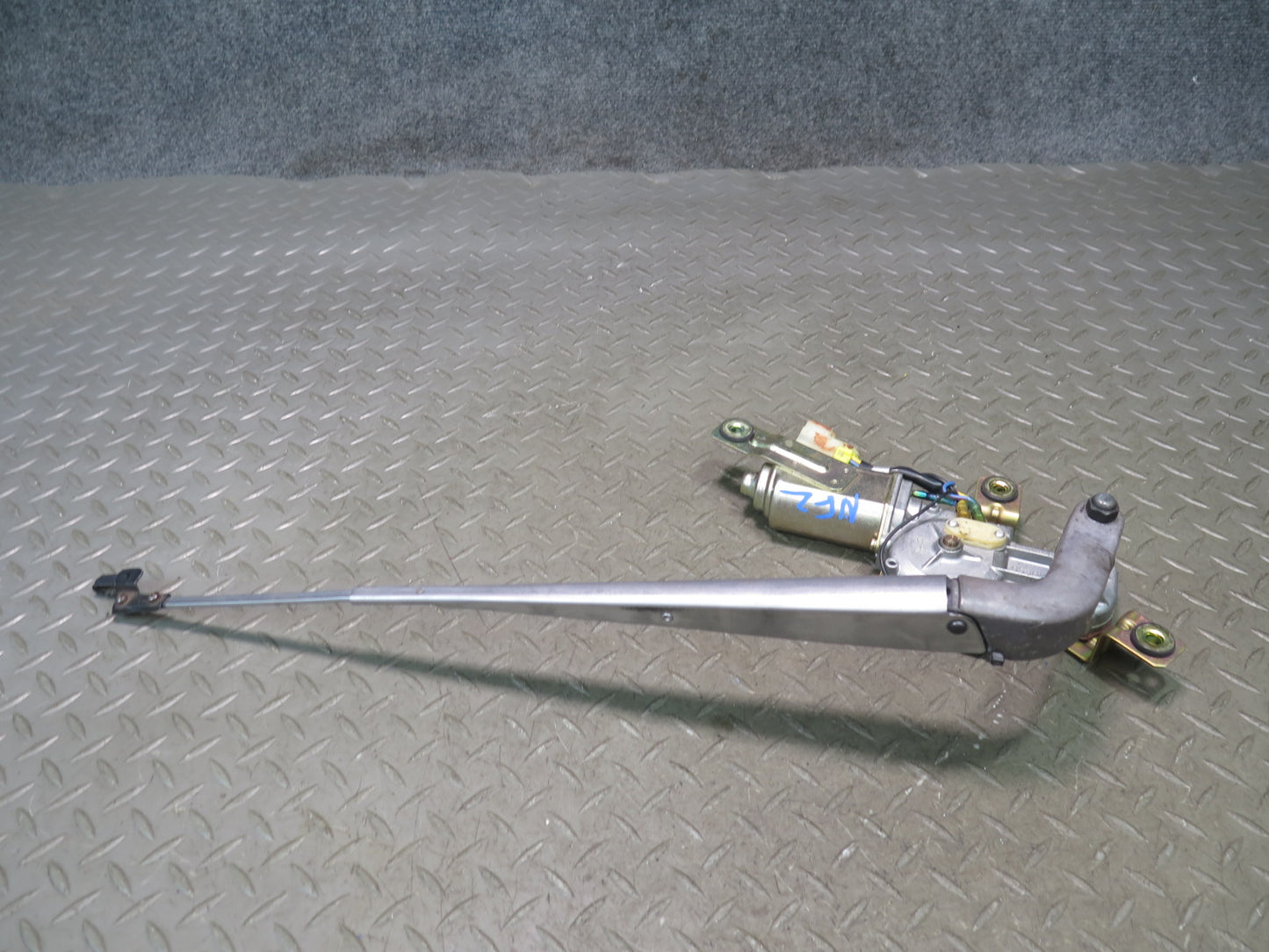 84-89 Nissan Z31 300ZX 2+0 Rear Hatch Wiper Motor w Arm 28710-01P00 OEM
