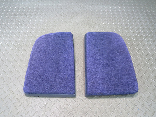 84-86 Nissan Z31 300ZX Set of 2 Rear Left & Right Speaker Grille Cover Blue OEM