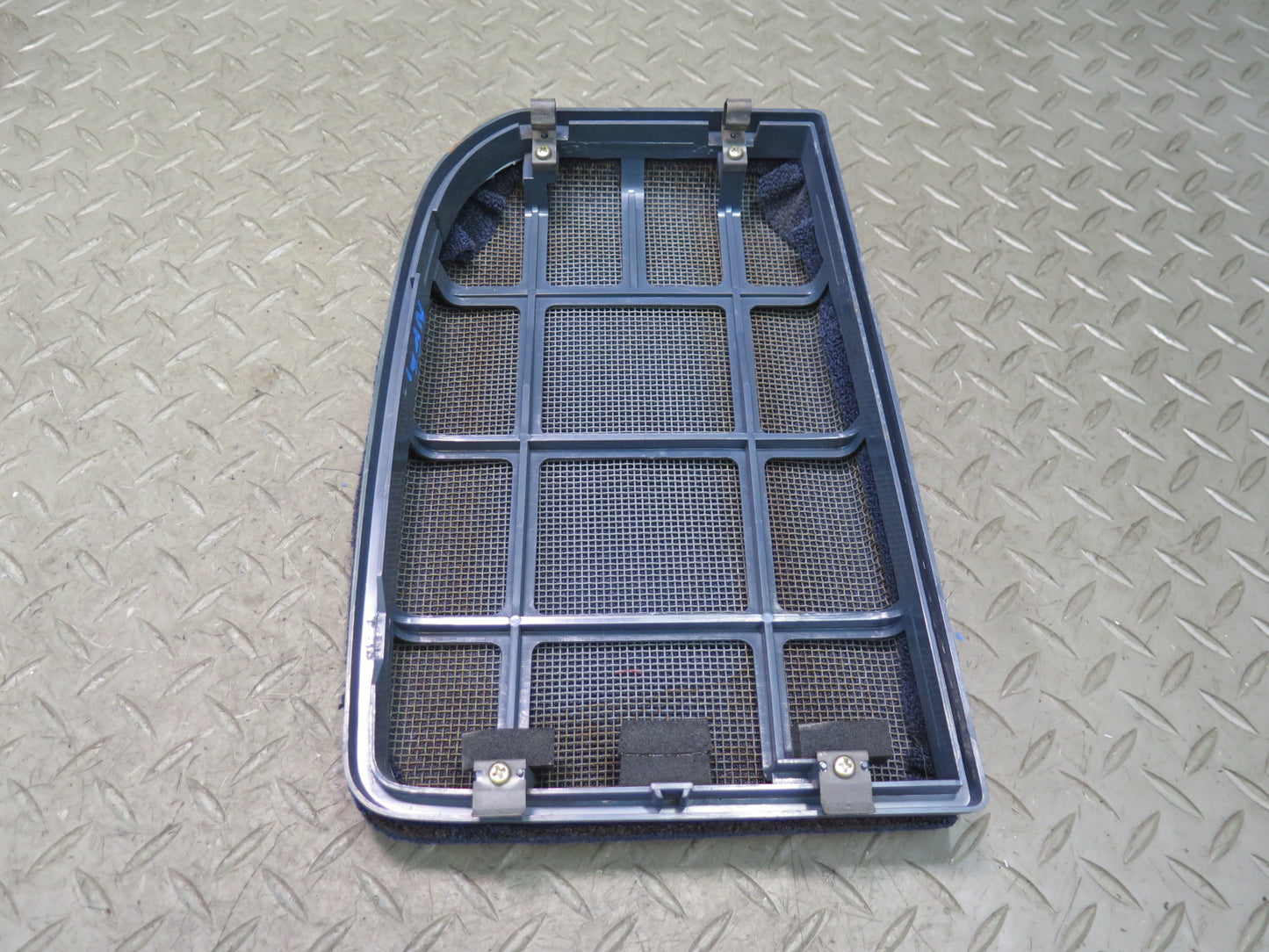 84-86 Nissan Z31 300ZX Set of 2 Rear Left & Right Speaker Grille Cover Blue OEM