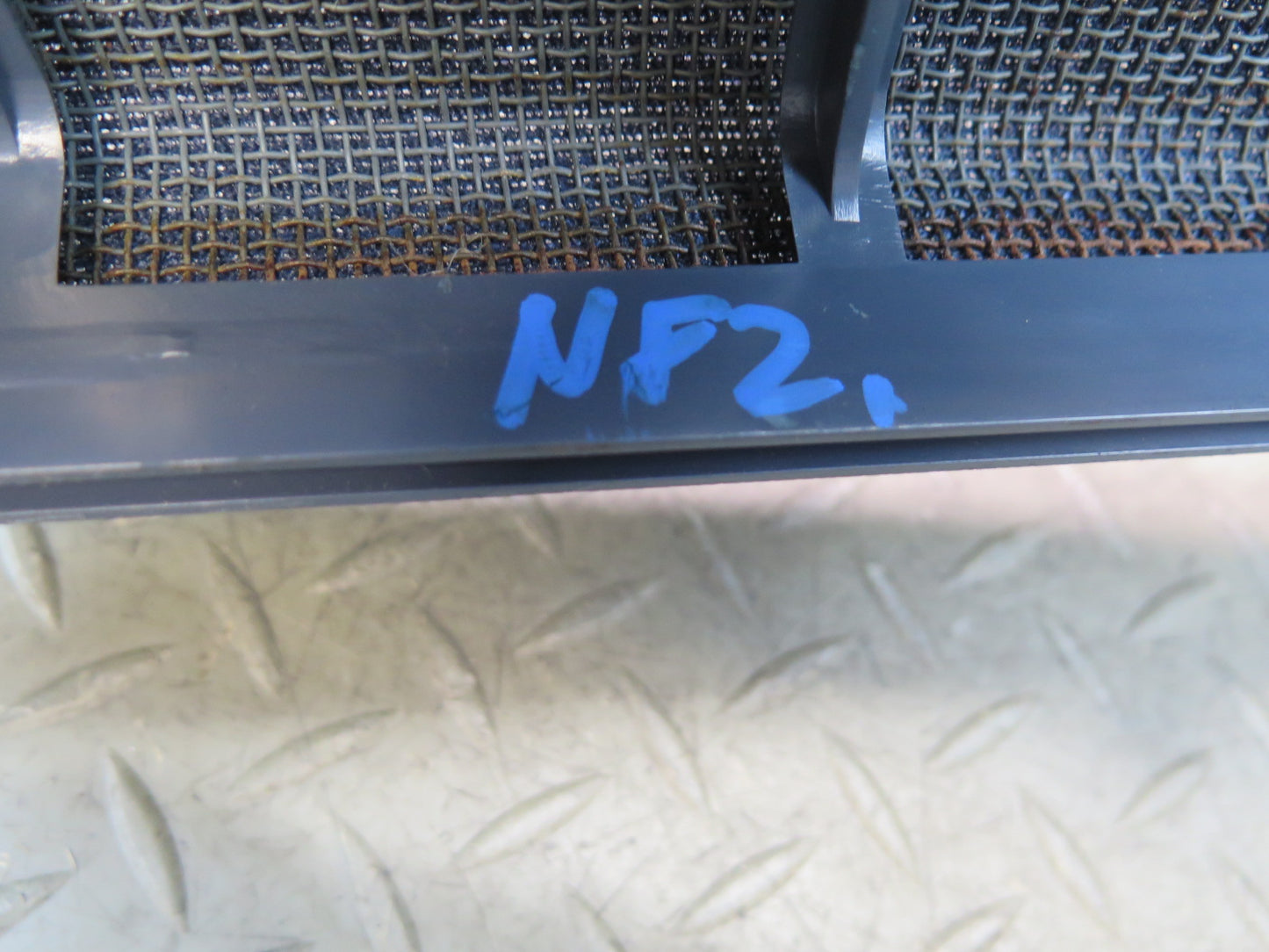 84-86 Nissan Z31 300ZX Set of 2 Rear Left & Right Speaker Grille Cover Blue OEM