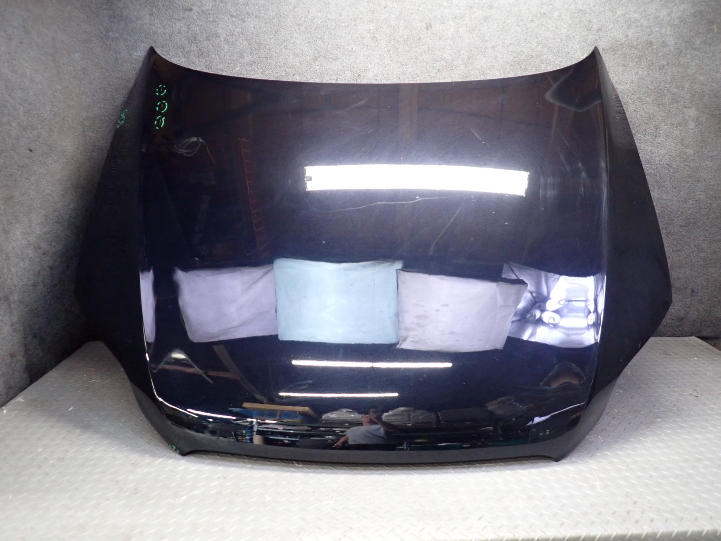 07-15 Audi 4L Q7 Front Hood Bonnet Shell Panel Orca Black Metallic OEM