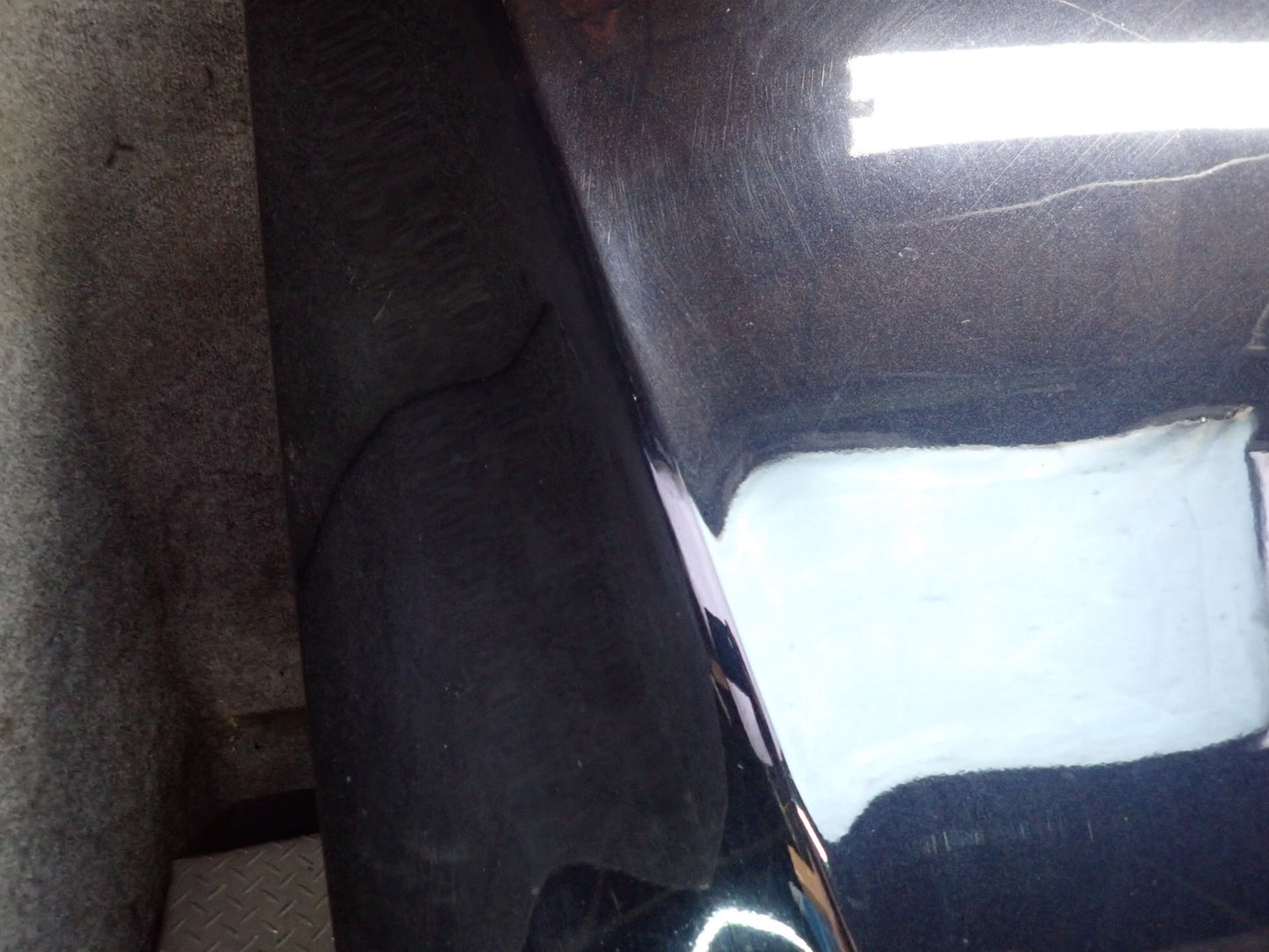 07-15 Audi 4L Q7 Front Hood Bonnet Shell Panel Orca Black Metallic OEM