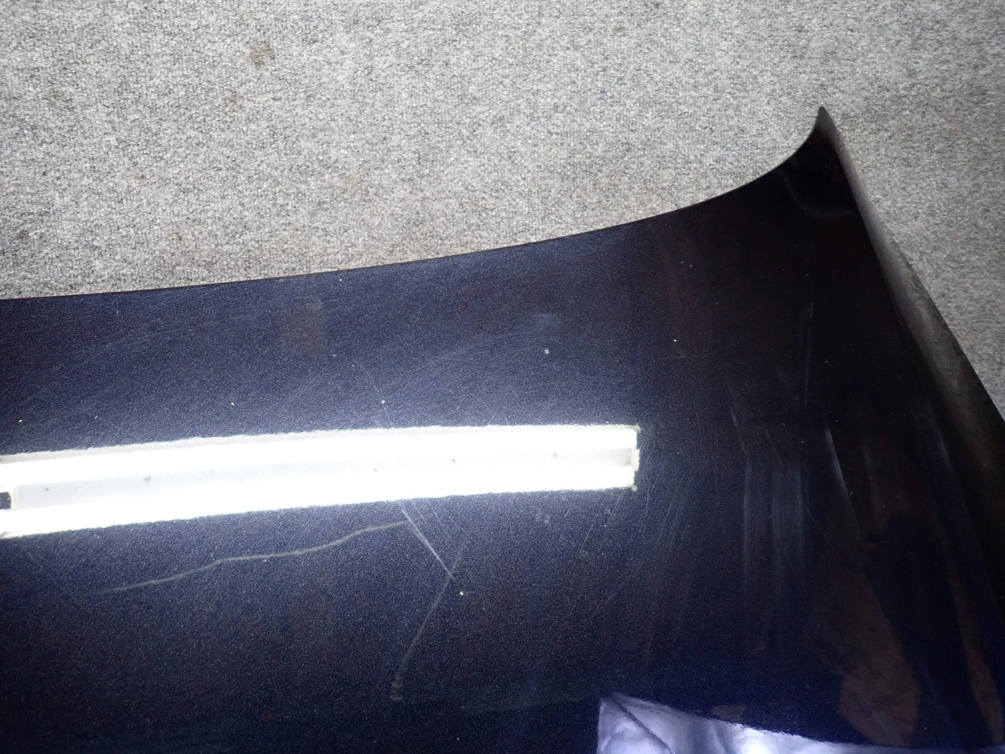 07-15 Audi 4L Q7 Front Hood Bonnet Shell Panel Orca Black Metallic OEM
