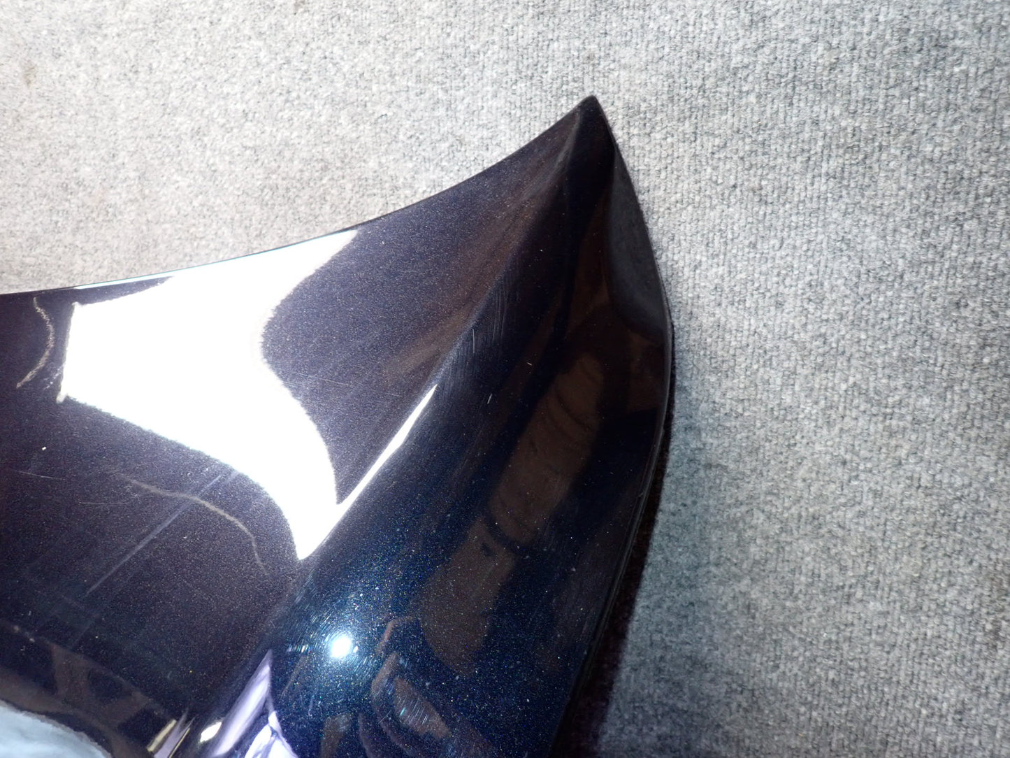07-15 Audi 4L Q7 Front Hood Bonnet Shell Panel Orca Black Metallic OEM