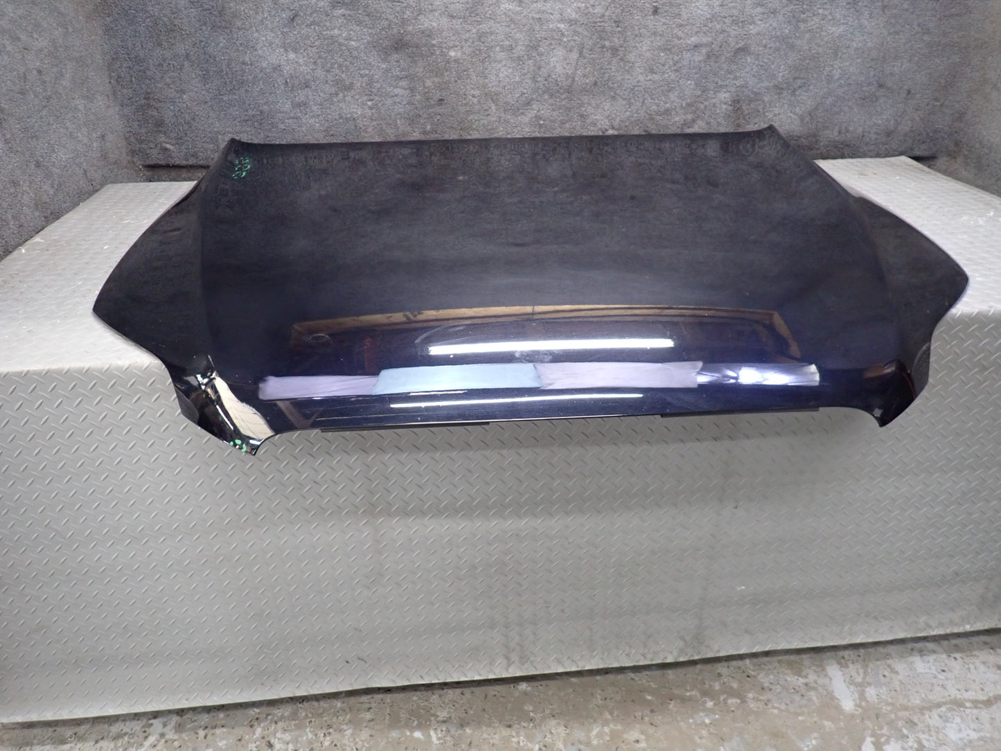 07-15 Audi 4L Q7 Front Hood Bonnet Shell Panel Orca Black Metallic OEM