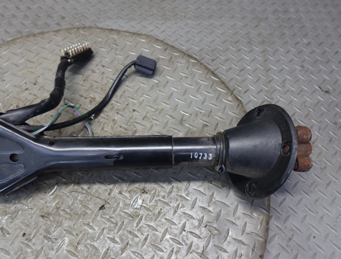 86-89 Mercedes R107 560SL Steering Column w Wiper Washer & Cruise Switch OEM
