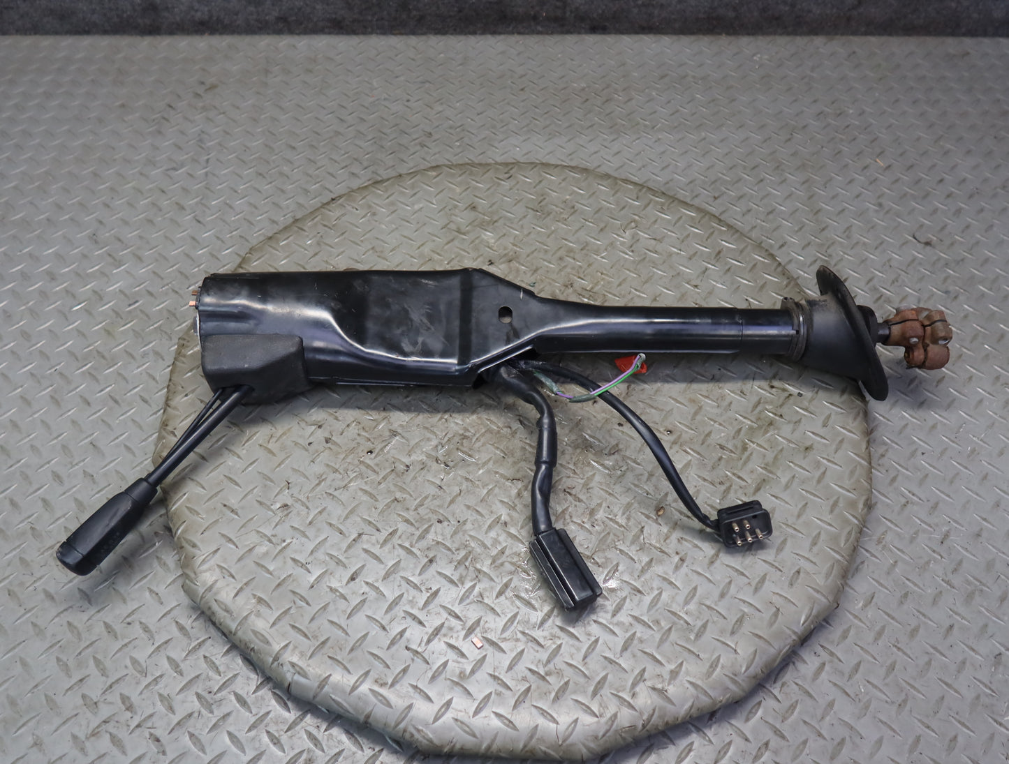 86-89 Mercedes R107 560SL Steering Column w Wiper Washer & Cruise Switch OEM