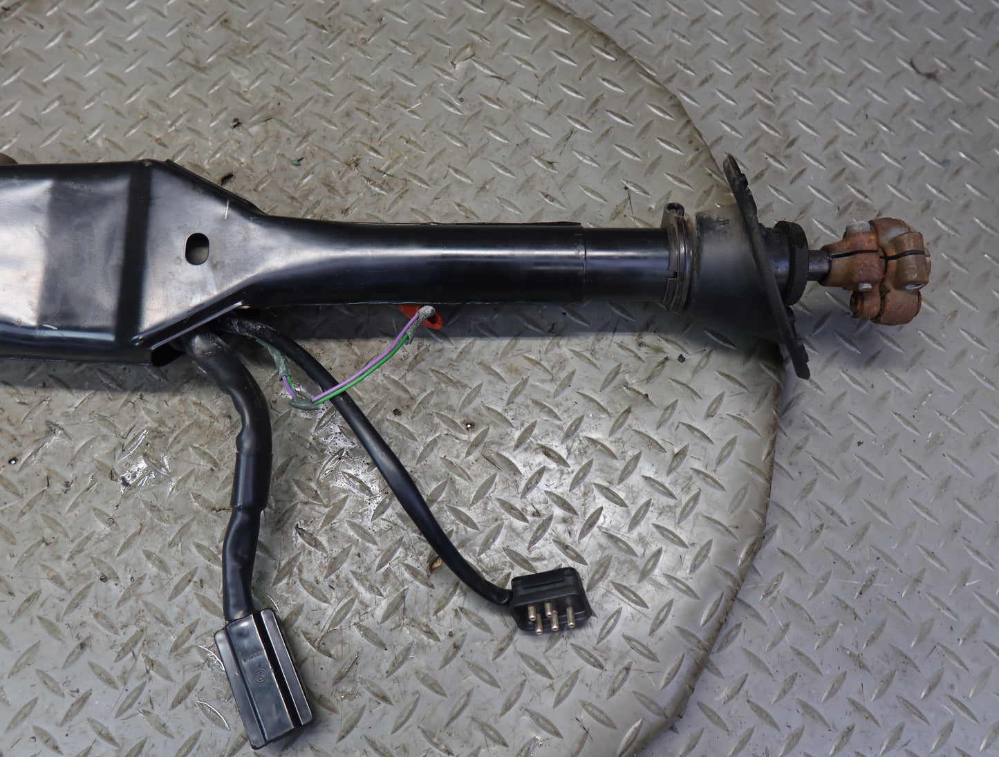 86-89 Mercedes R107 560SL Steering Column w Wiper Washer & Cruise Switch OEM