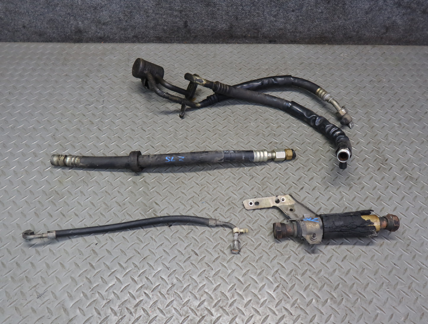 86-89 Mercedes R107 560SL A/C Air Condition Hose Pipe Line Dryer Set OEM