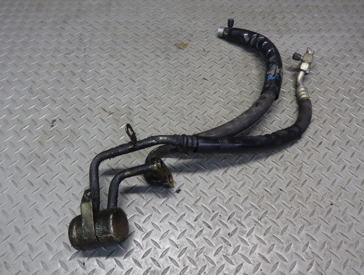 86-89 Mercedes R107 560SL A/C Air Condition Hose Pipe Line Dryer Set OEM
