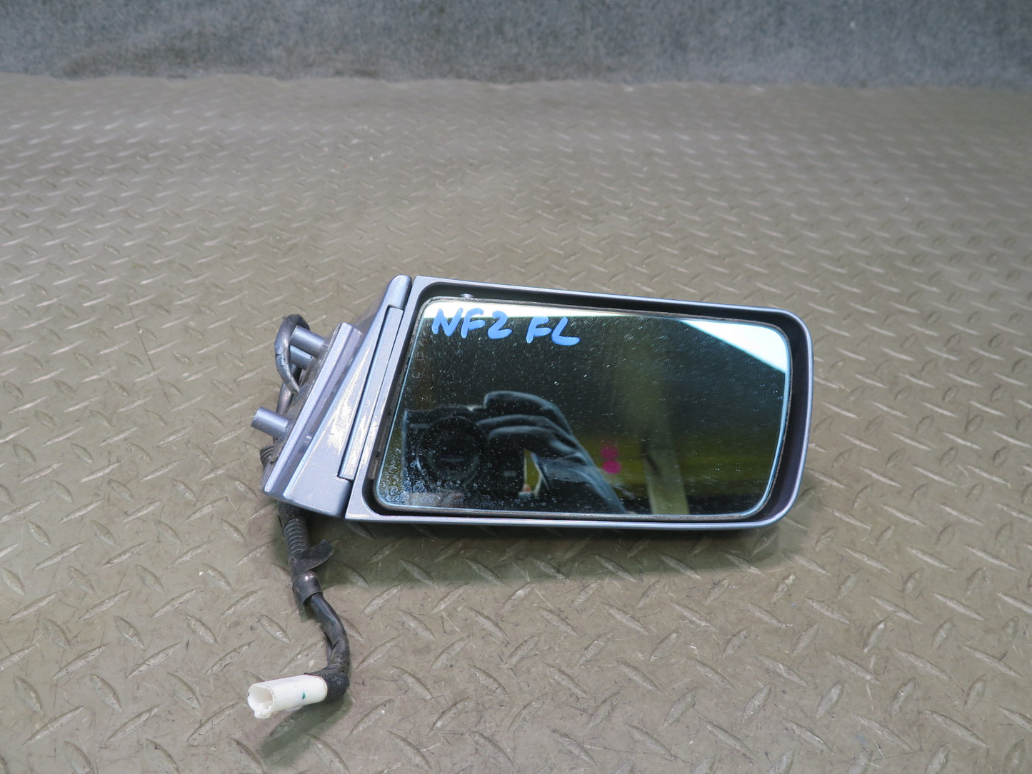 85-89 Nissan Z31 300ZX Left Door Exterior Side View Heated Power Mirror OEM