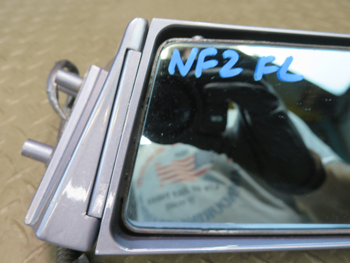 85-89 Nissan Z31 300ZX Left Door Exterior Side View Heated Power Mirror OEM