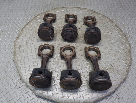 90-96 Nissan Z32 300ZX VG30DE NA Set of 6 Engine Piston Connecting Rod OEM
