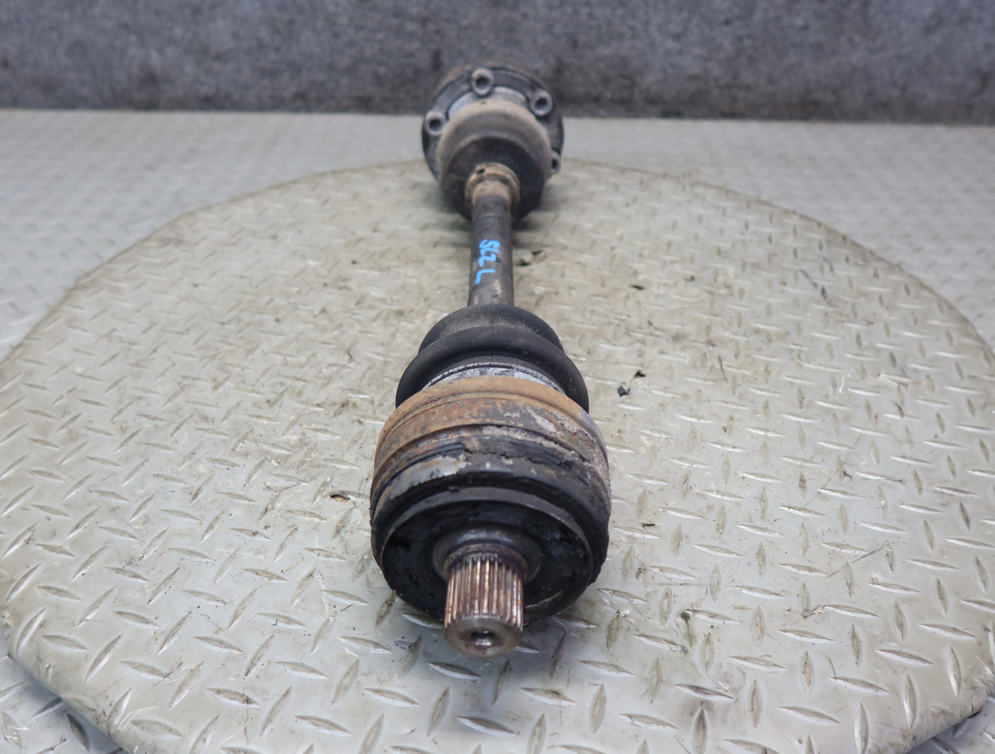 86-89 Mercedes R107 560SL Rear Left Suspension Axle Shaft 86K Miles OEM