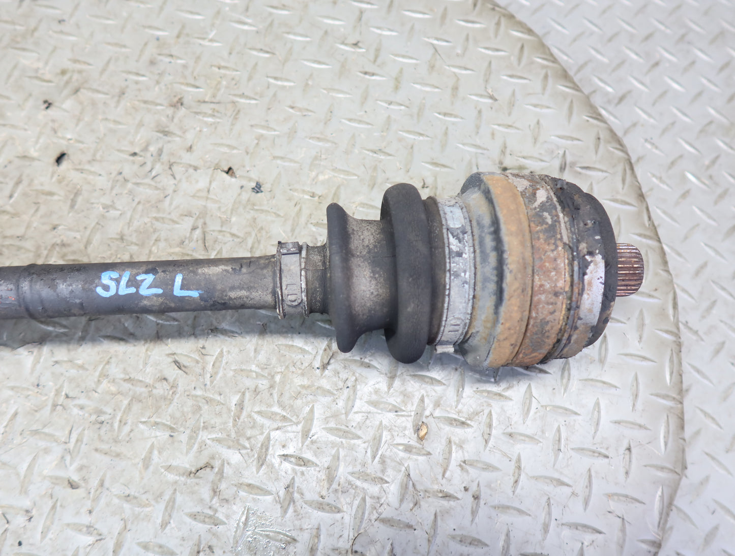 86-89 Mercedes R107 560SL Rear Left Suspension Axle Shaft 86K Miles OEM