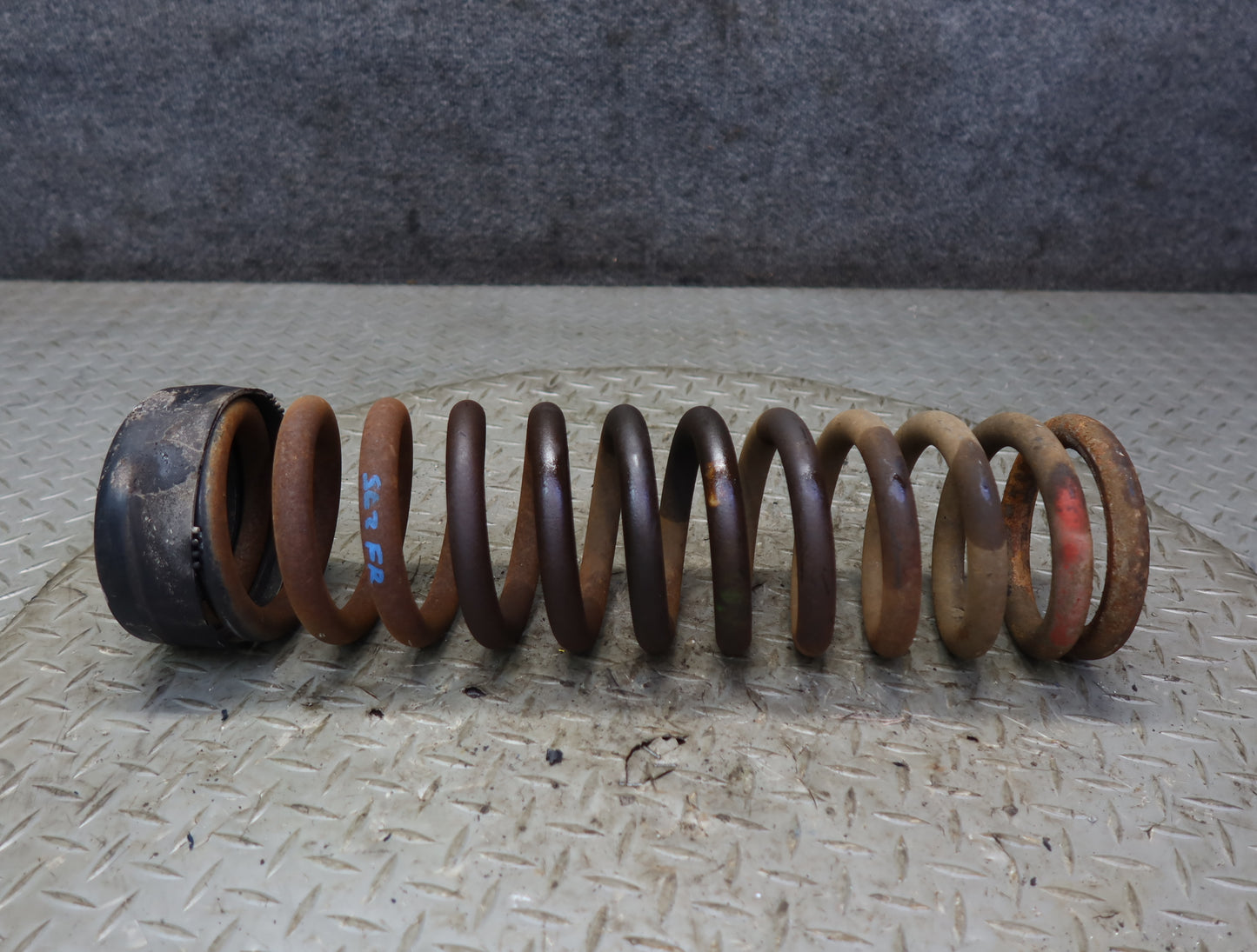 86-89 Mercedes R107 560SL Set of 2 Front Left & Right Coil Spring 86K Miles OEM