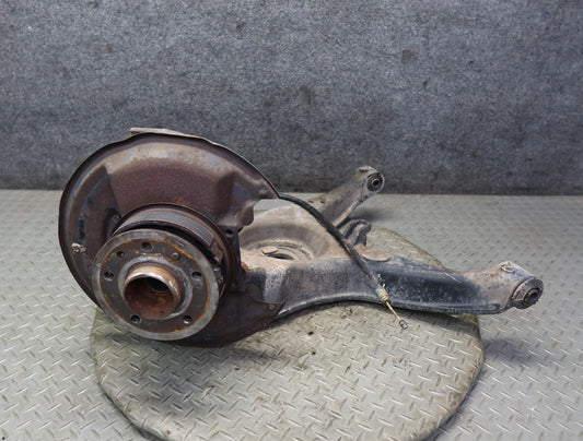86-89 Mercedes R107 560SL Rear Right Trailing Arm Spindle Knuckle Wheel Hub OEM