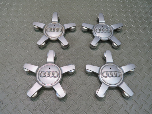 07-15 Audi 4L Q7 Set of 4 Wheel Hub Center Cap Cover 4L0601165D OEM