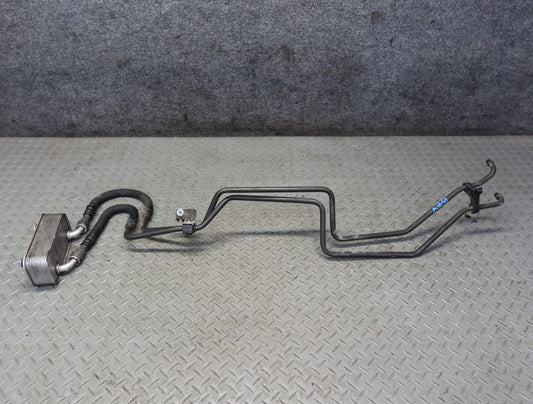 03-05 BMW E85 Z4 M54 Transmission Oil Cooler Heat Exchanger w Hose Line OEM