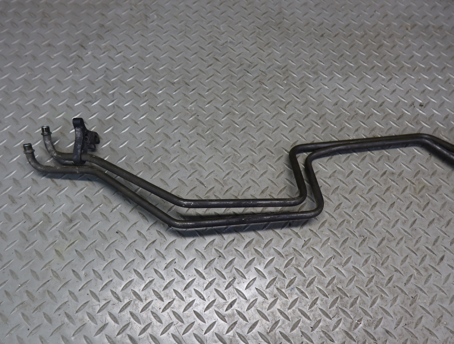 03-05 BMW E85 Z4 M54 Transmission Oil Cooler Heat Exchanger w Hose Line OEM