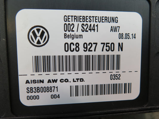 10-15 Audi 4L Q7 Transmission Control Module Unit TCM TCU 0C8927750N OEM