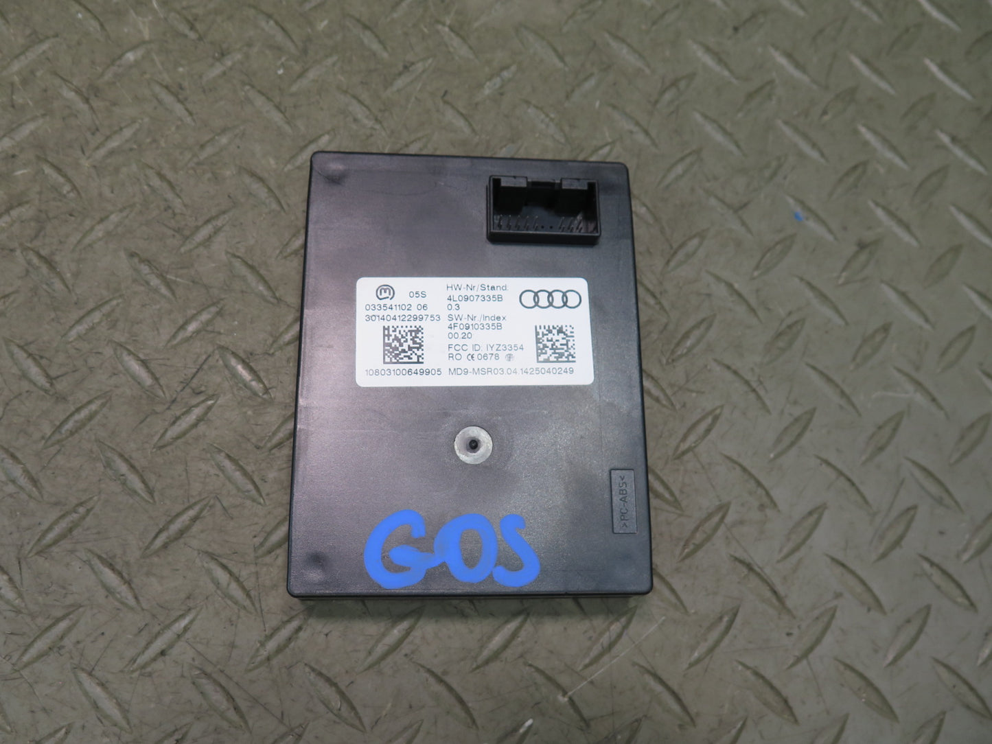 10-15 Audi 4L Q7 Remote Start Computer Control Module 4L0907335B OEM