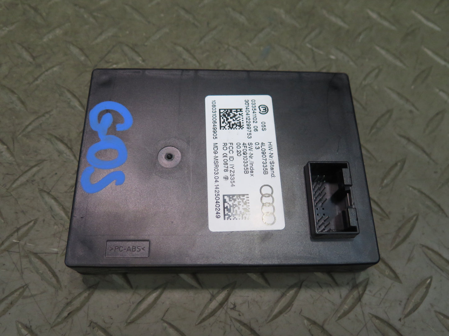 10-15 Audi 4L Q7 Remote Start Computer Control Module 4L0907335B OEM