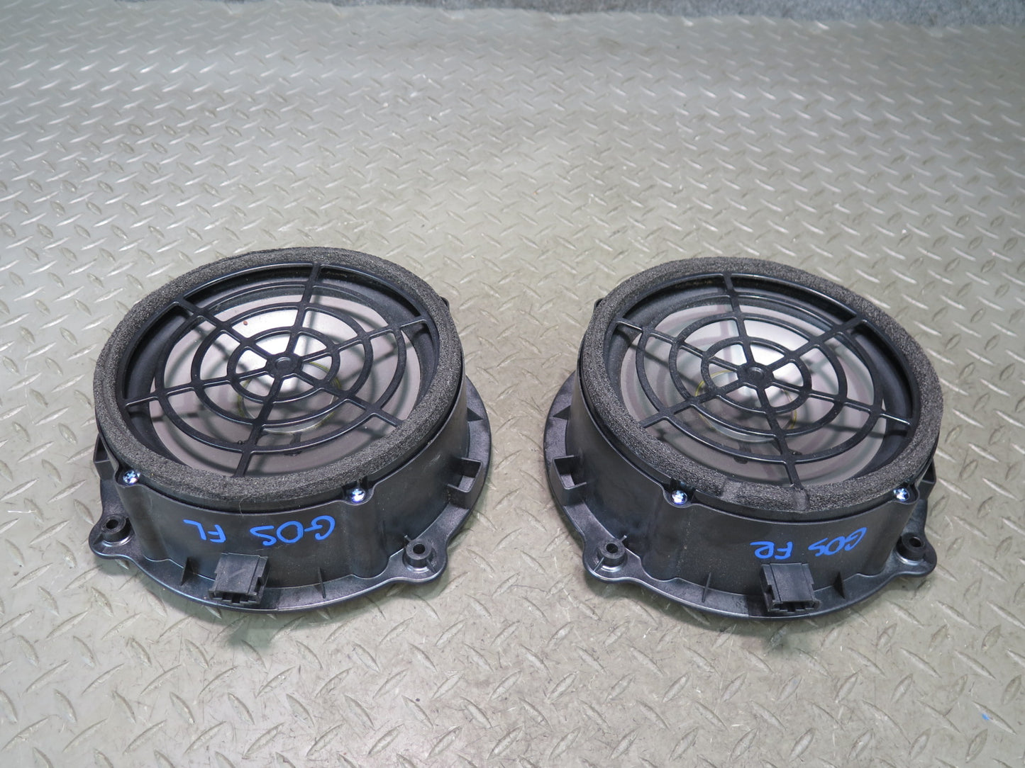 07-15 Audi 4L Q7 Set of 2 Front Left & Right Door Bose Speaker 4L0035415B OEM