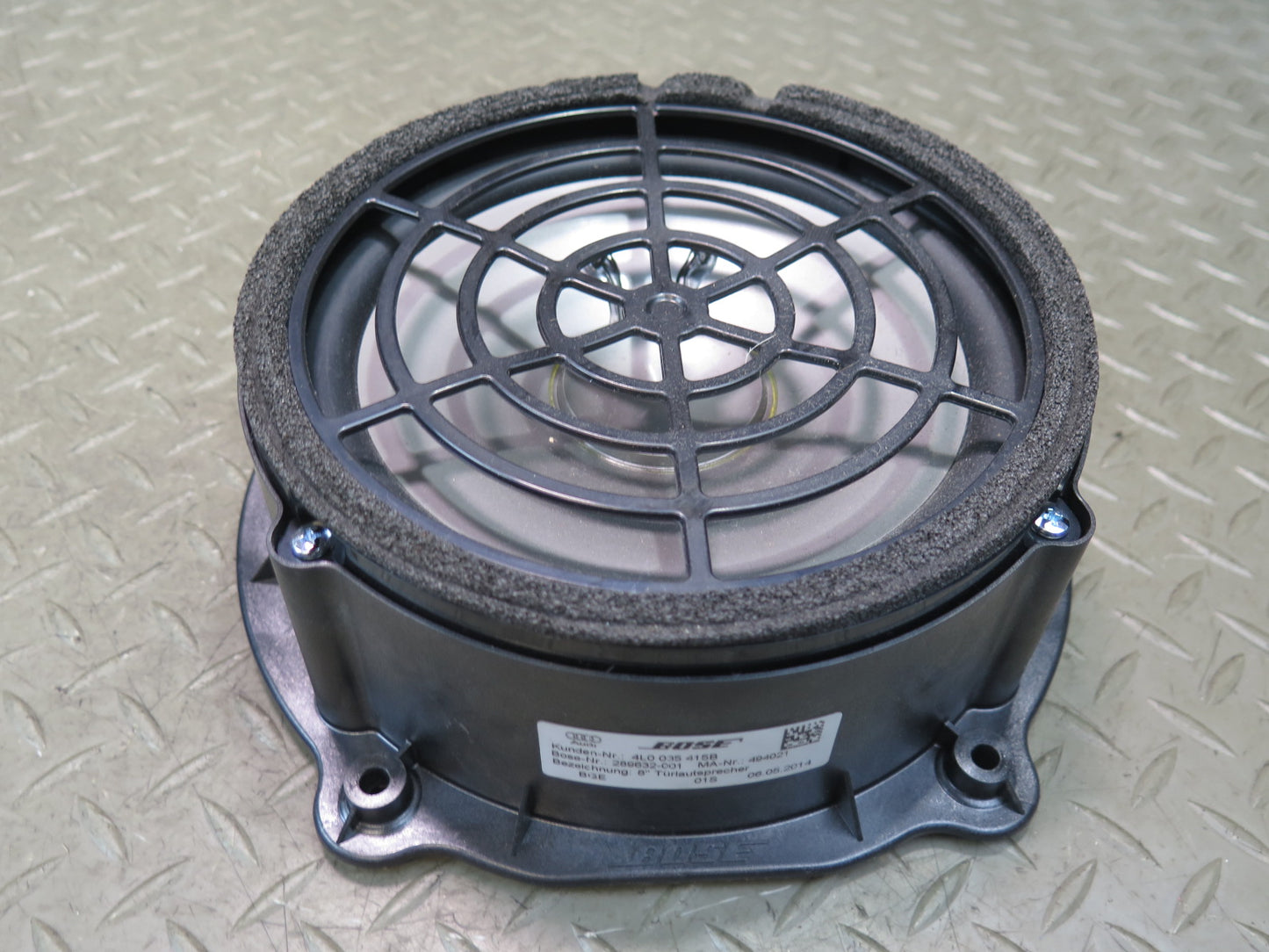 07-15 Audi 4L Q7 Set of 2 Front Left & Right Door Bose Speaker 4L0035415B OEM