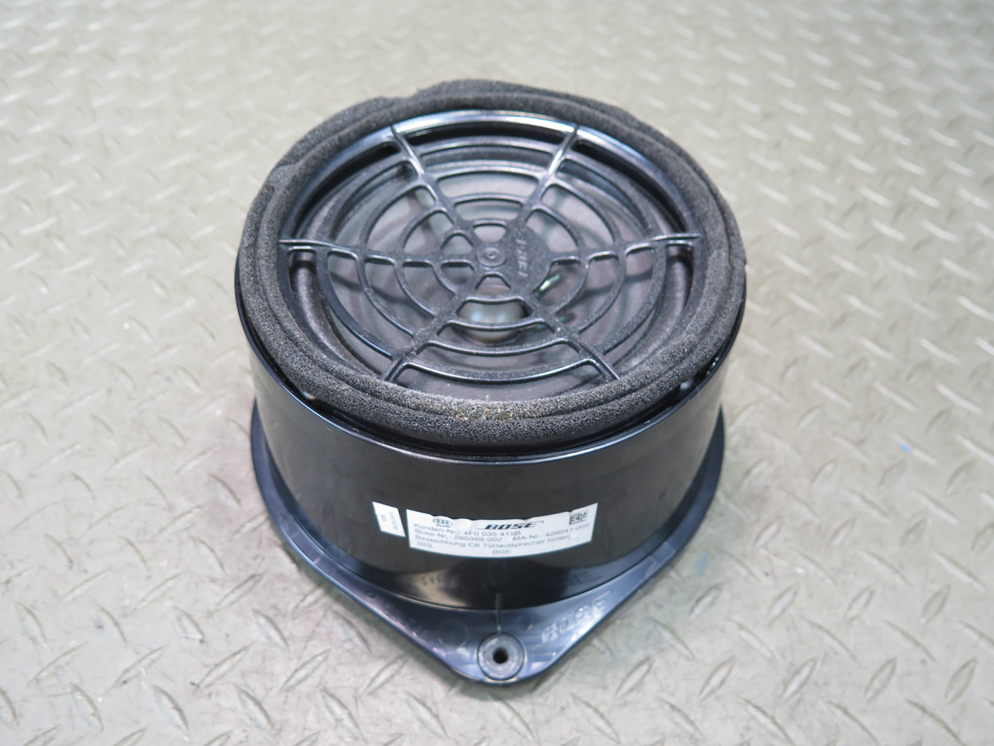 07-15 Audi 4L Q7 Set of 2 Rear Left & Right Door Bose Speaker 4F0035415B OEM