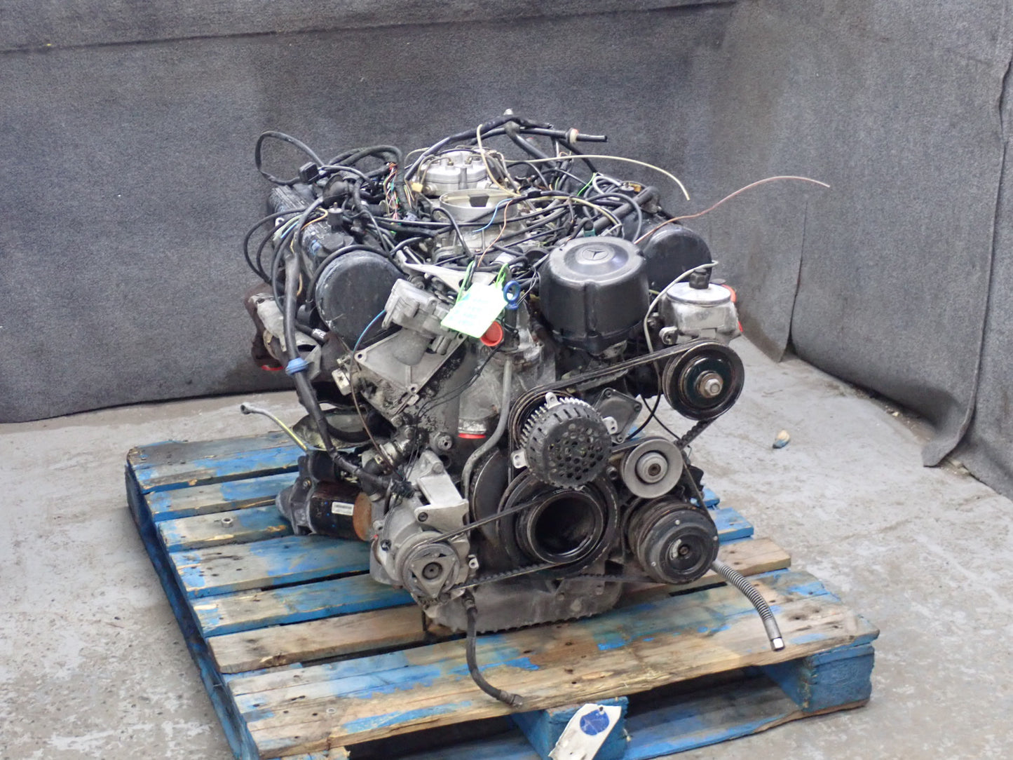 86-89 Mercedes R107 560SL M117 117.967 5.6L A/T Complete Engine Motor 86K OEM
