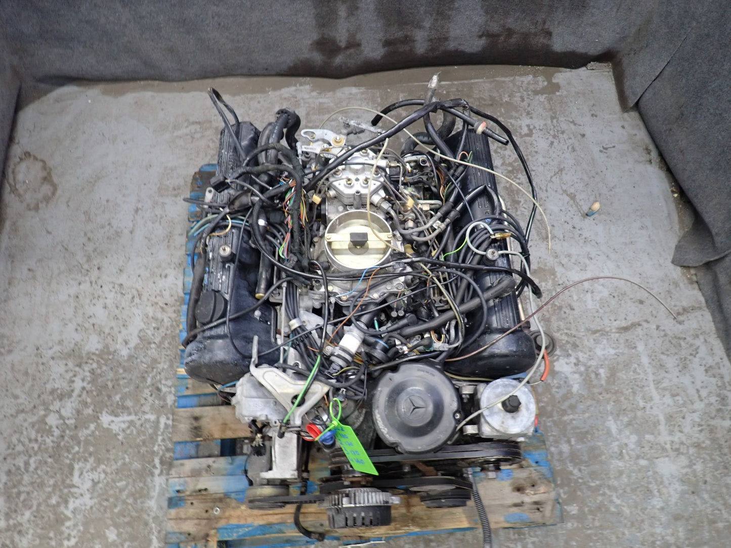 86-89 Mercedes R107 560SL M117 117.967 5.6L A/T Complete Engine Motor 86K OEM