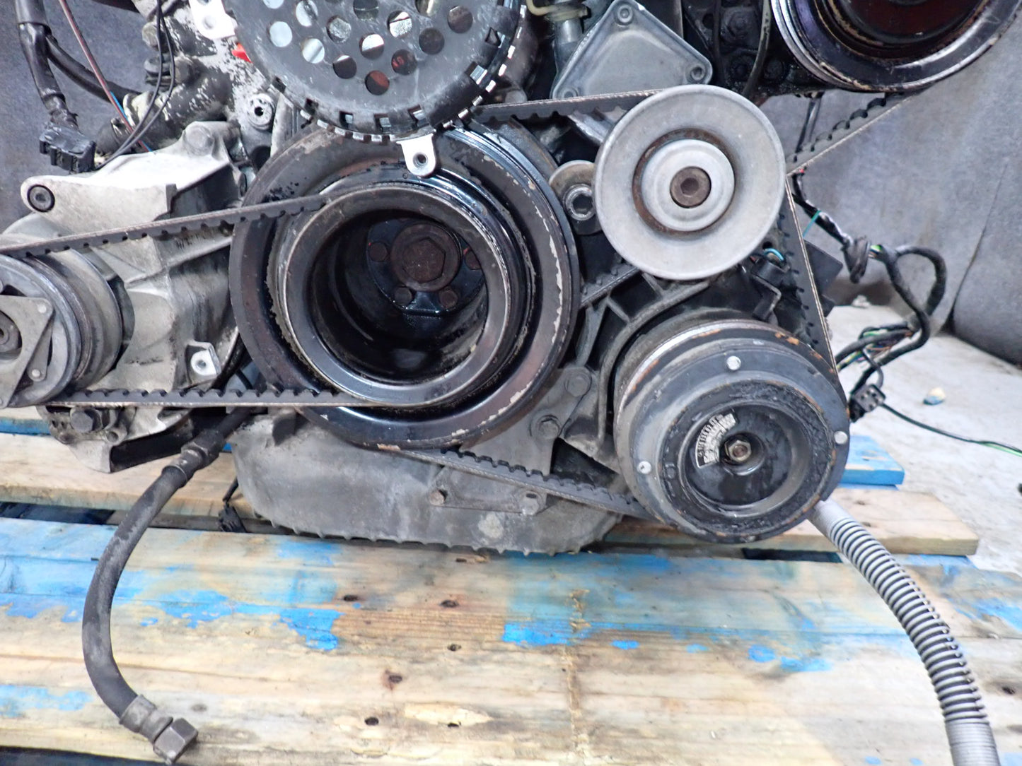 86-89 Mercedes R107 560SL M117 117.967 5.6L A/T Complete Engine Motor 86K OEM