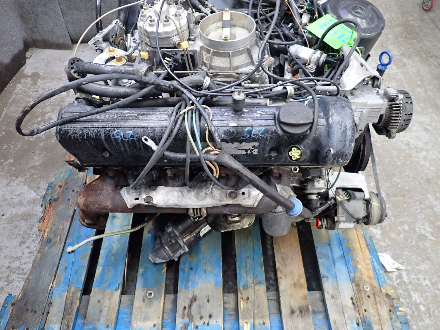 86-89 Mercedes R107 560SL M117 117.967 5.6L A/T Complete Engine Motor 86K OEM