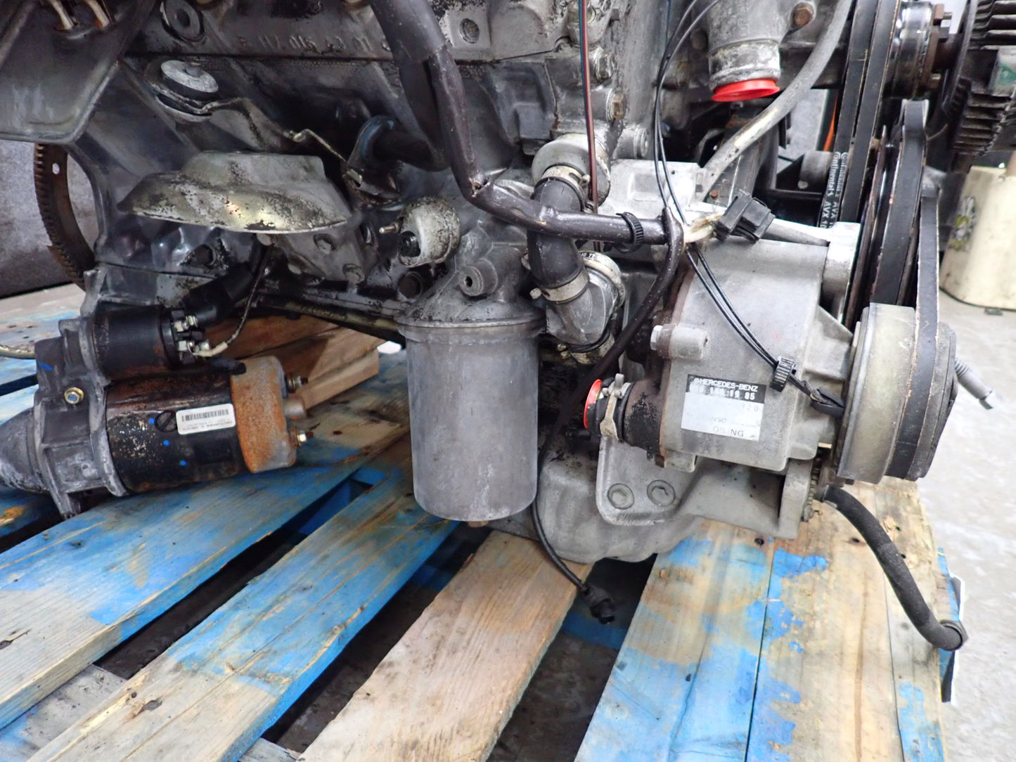 86-89 Mercedes R107 560SL M117 117.967 5.6L A/T Complete Engine Motor 86K OEM