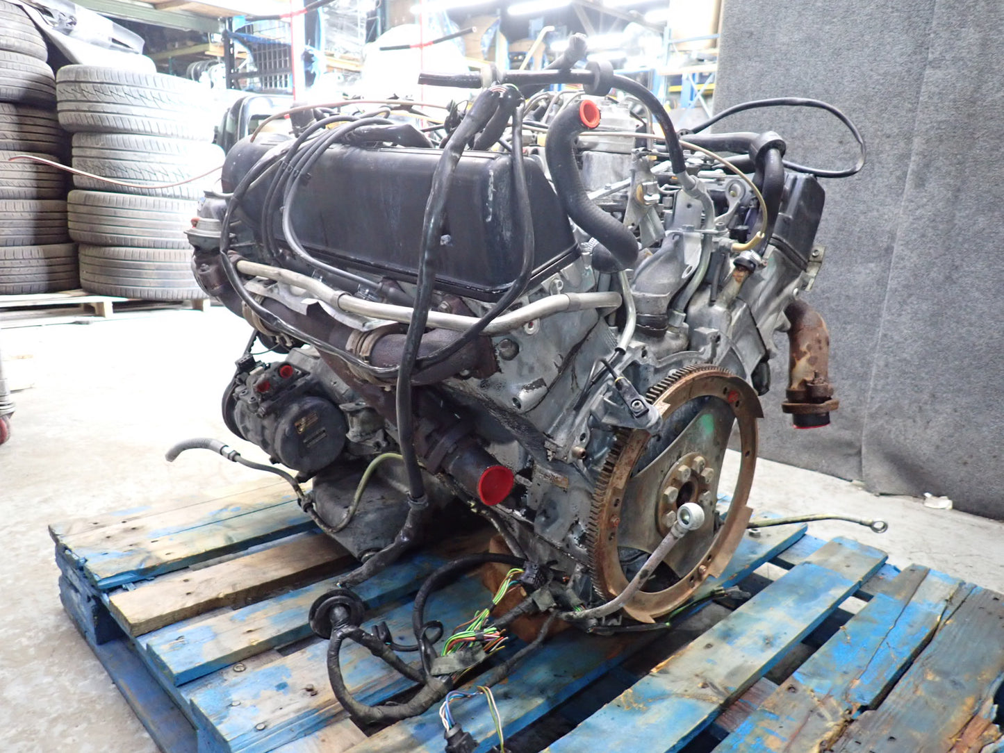 86-89 Mercedes R107 560SL M117 117.967 5.6L A/T Complete Engine Motor 86K OEM