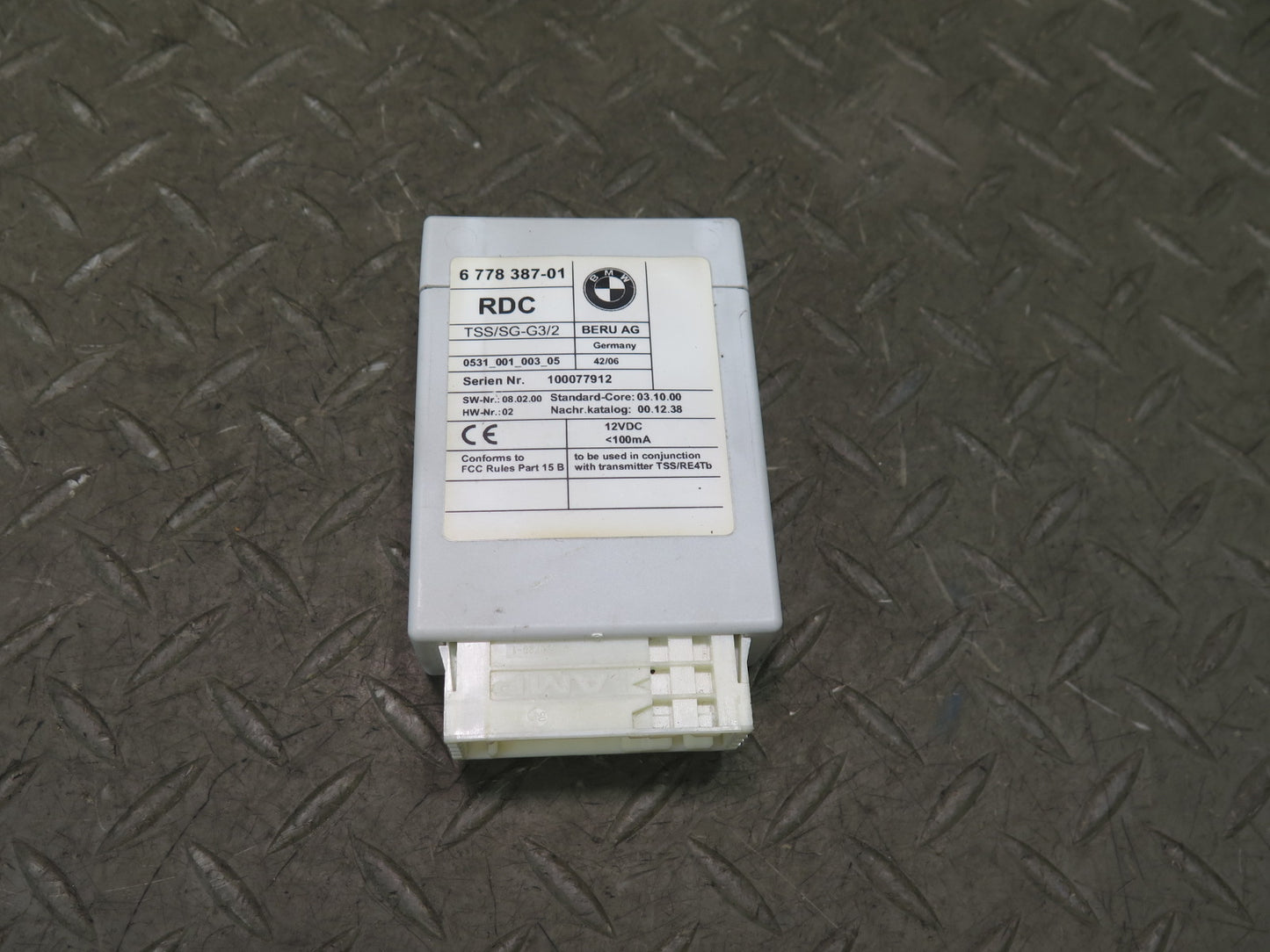 2006-2010 BMW E64 E63 M6 TPMS RDC Tire Pressure Monitor Sensor Module OEM