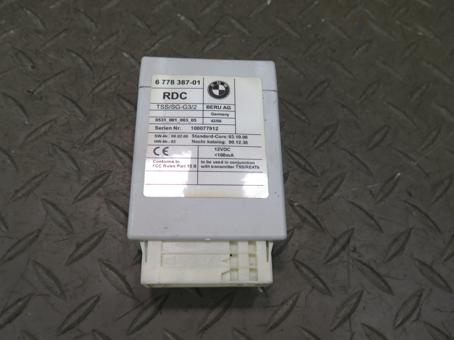 2006-2010 BMW E64 E63 M6 TPMS RDC Tire Pressure Monitor Sensor Module OEM