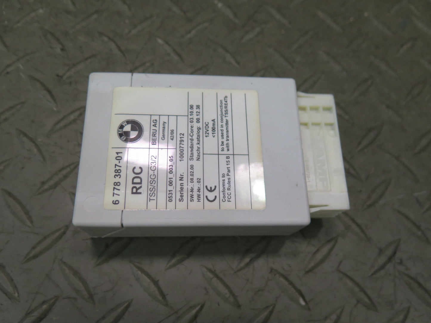 2006-2010 BMW E64 E63 M6 TPMS RDC Tire Pressure Monitor Sensor Module OEM
